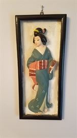 Asian influence wall decor