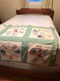 Bed, Vintage Quilt