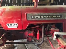B-414 International farm tractor