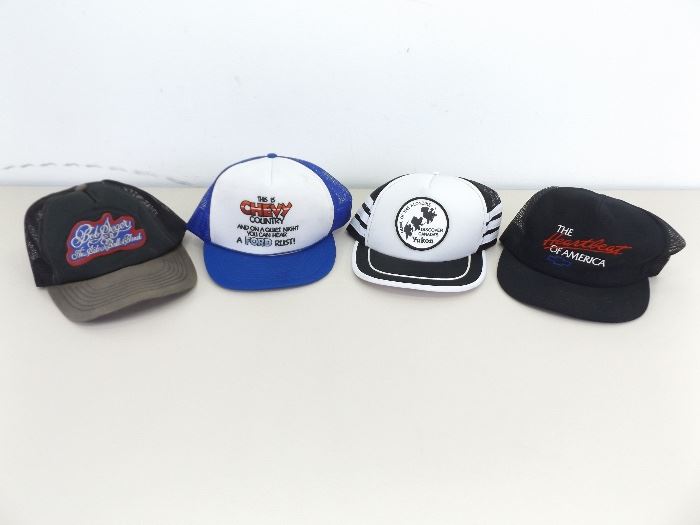 4 Collectible Trucker Hats
