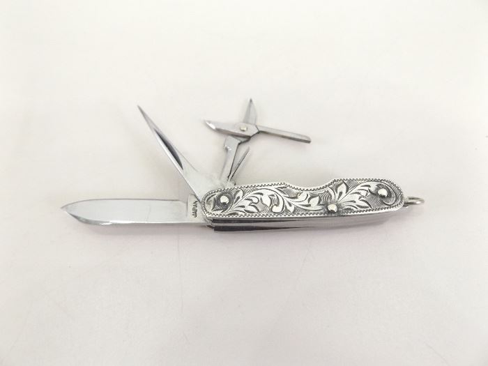 Vintage Sterling Silver Mini Pocket Knife
