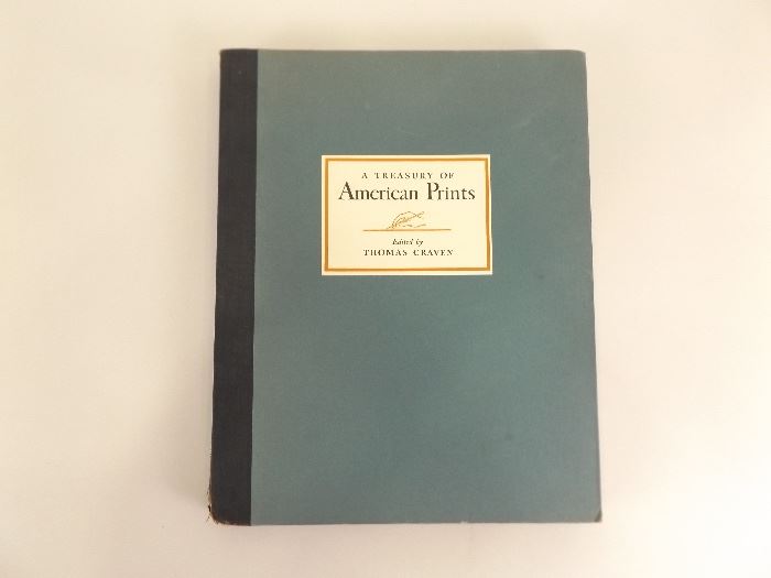 "A Treasury of American Prints" Hard Cover First Edition Book

