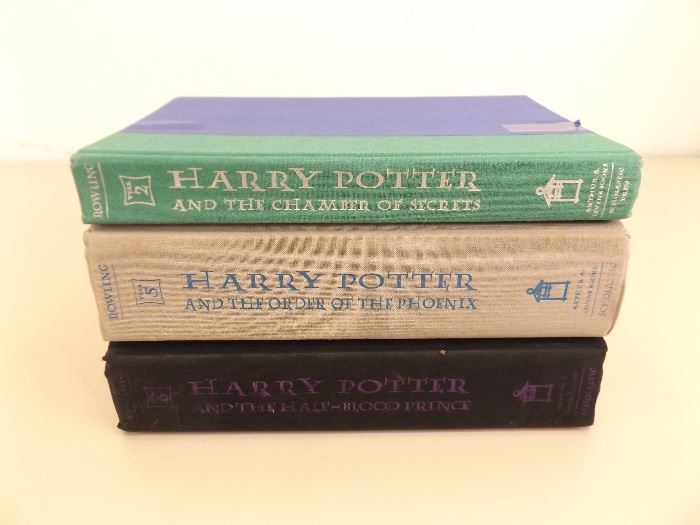 3 First American Edition Harry Potter Hard Cover Books
