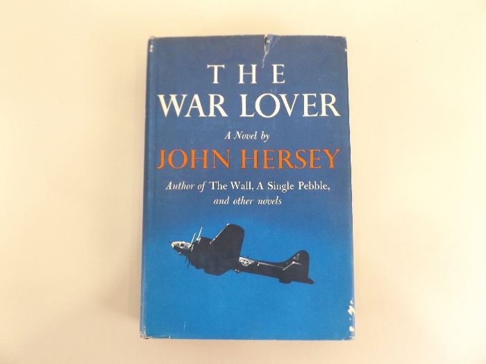 First Edition "The War Lover" Hard Cover Book
