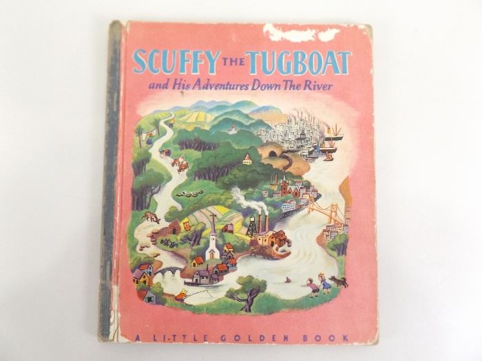 First Edition "Scuffy The Tugboat" Hard Cover Book
