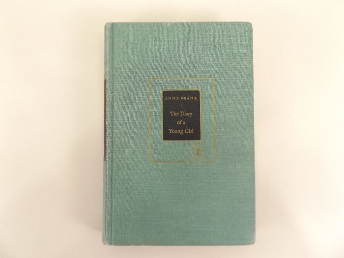 First Modern Library Edition "Anne Frank: The Diary of a Young Girl" Hard Cover Book

