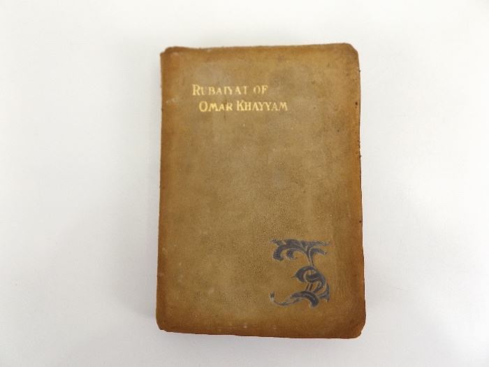 Antique "Rubáit of Omar Khayyám" Leather Bound Book
