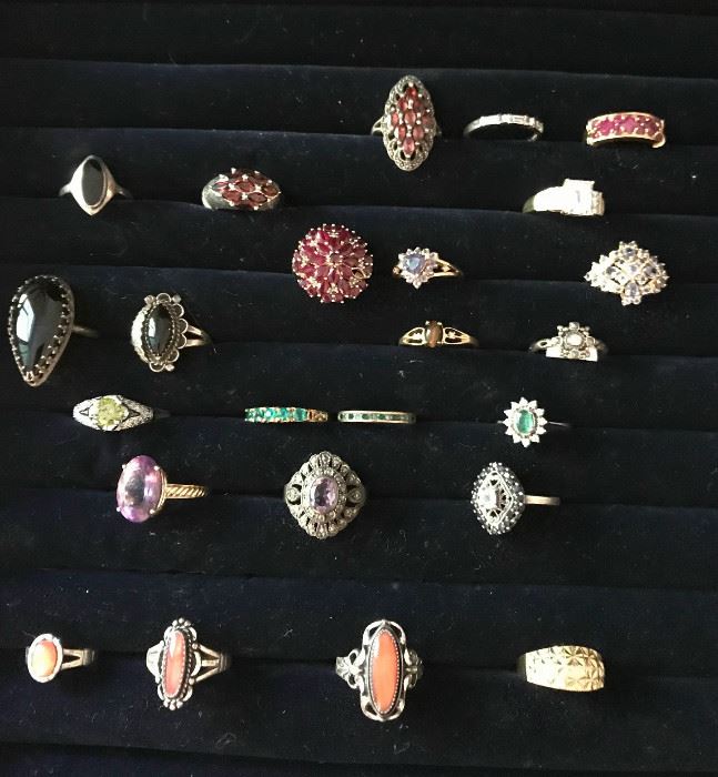 just a few of the rings