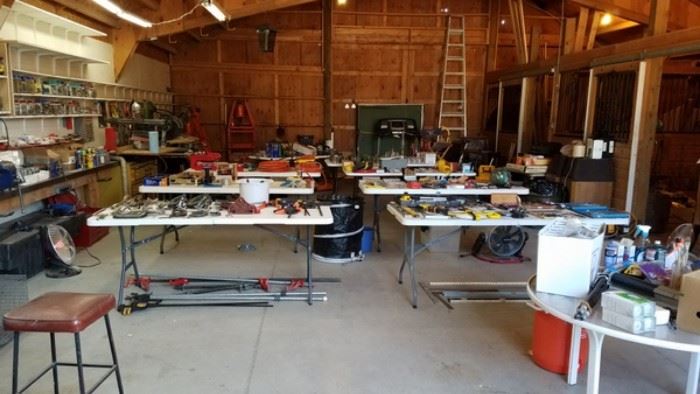 Full Barn of Tools and Materials