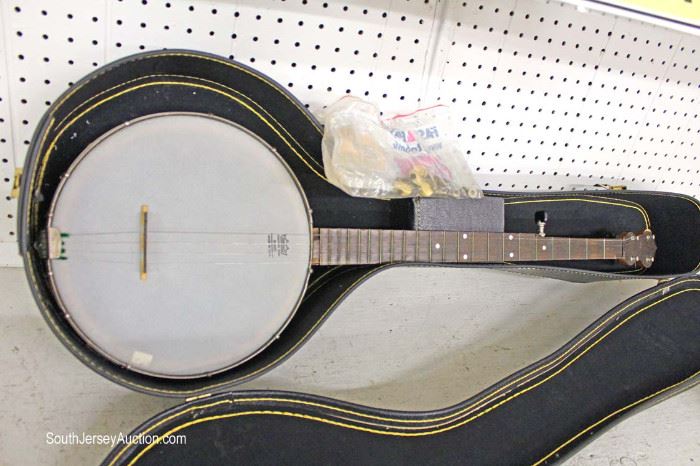 Remo Weather King Banjo made in the USA with Case and Tuners
Located Glassware – Auction Estimate $100-$200