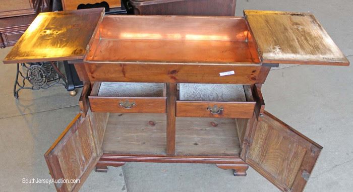 Country Pine Flip Top Antique Style Copper Lined Dry Sink
Located on the Dock – Auction Esitmate $100-$200
