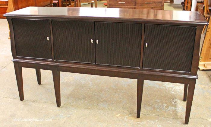 Contemporary 4 Door Sideboard with Modern Lines
in the Espresso Mahogany Finish by "Lexington Furniture"
Located Inside – Auction Estimate $200-$400