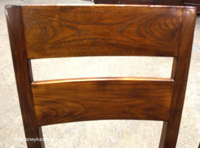 Contemporary 7 Piece Country Farm Style Dining Room Set with 6 Solid Mahogany Chairs by "Crate & Barrel"
Located Inside – Auction $400-$800