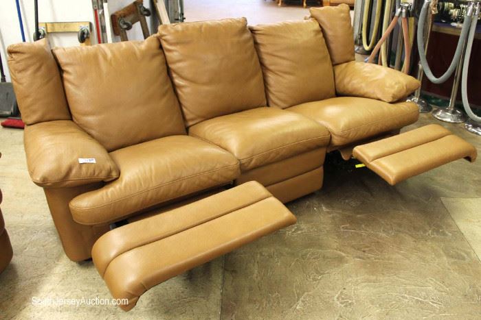 Quality Double Recliner Leather Sofa and Match Leather Standard Sofa by "Natuzzi"
Maybe be offered Separate – Located Inside – Auction Estimate $400-$800 each