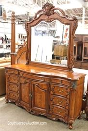 Highly Carved and Ornate Contemporary Traditional Antique Style 3 Piece Queen Bed Bedroom Set with Marble Accents
Located Inside – Auction Estimate $400-$800