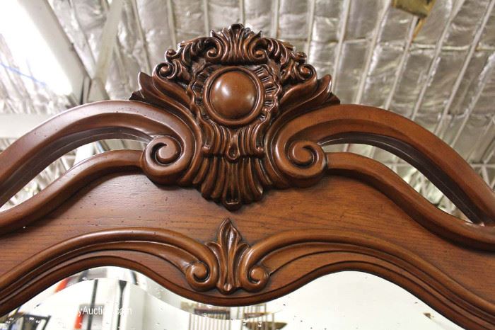 Highly Carved and Ornate Contemporary Traditional Antique Style 3 Piece Queen Bed Bedroom Set with Marble Accents
Located Inside – Auction Estimate $400-$800