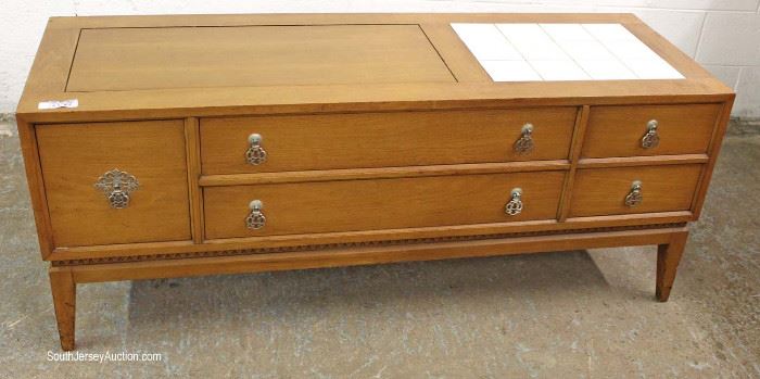 Mid Century Modern Danish Walnut Tile Inserted Credenza by “National Furniture Co., Mount Airy, N.C.”
Located Inside – Auction Estimate $300-$600