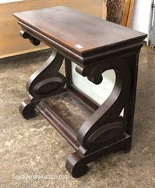 ANTIQUE Mahogany Empire Pier Console (Petticoat)
Located Inside – Auction Estimate $300-$600