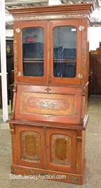 ANTIQUE Victorian Cottage Style Painted 2 Piece Secretary Bookcase
Located Inside – Auction Estimate $300-$600