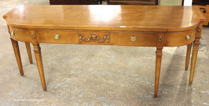Burl Mahogany Large “D” Shape Hunt Board
Located Inside – Auction Estimate $300-$600