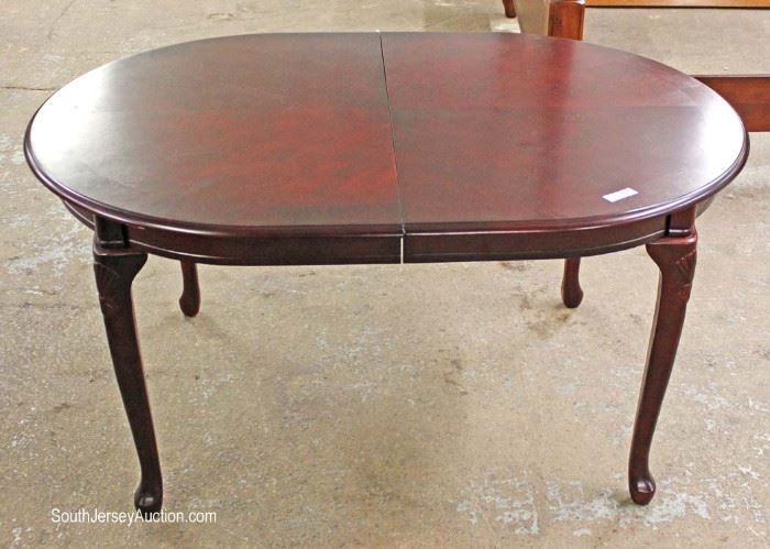 8 Piece Contemporary Mahogany Finish Queen Anne Dining Room Set
Located Inside – Auction Estimate $200-$400
