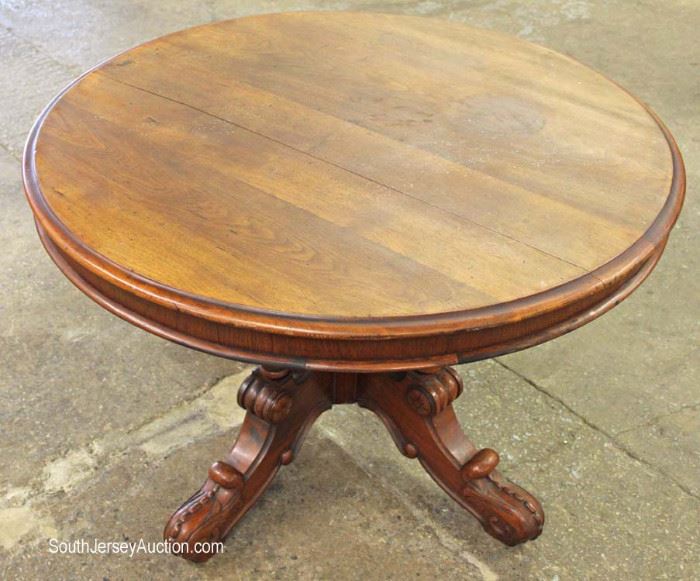 ANTIQUE Walnut Victorian 44” Center Table in Original Finish
Located Inside – Auction Estimate $200-$400