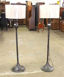 PAIR LIKE NEW Contemporary Pole Lamps
Located Inside – Auction Estimate $50-$100