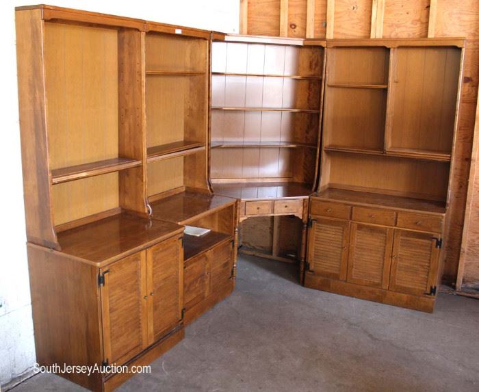 8 Piece Cherry Corner Wall Unit by “Ethan Allen Furniture”
Located Dock – Auction Estimate $200-$400