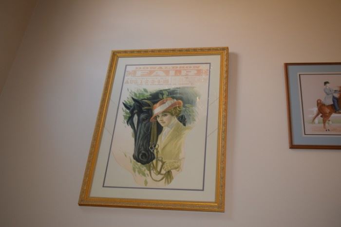 Horse and Woman Art