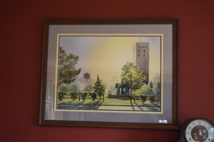 Framed Art of Downtown Frankfort