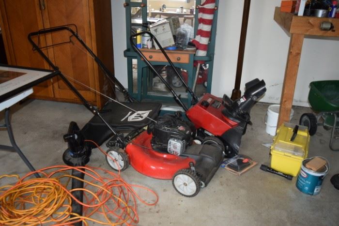 Snow Blower & Lawn Mower