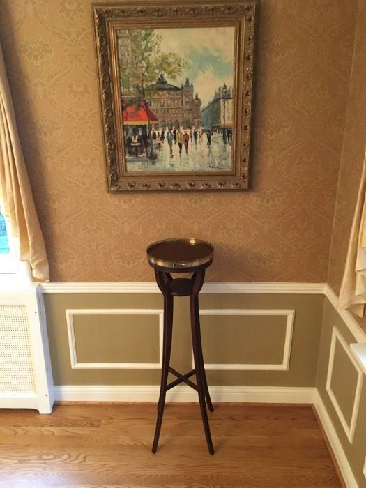Baker Furniture - Historic Charleston Collection and french oil painting