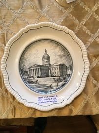 Spode STL Bicentennial plates originally sold from Jaccards Jewelry.   Set of 6 -  12 unique designs were sold.  