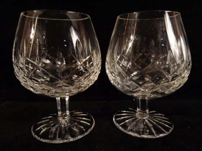 Waterford brandy glasses