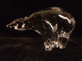 Bacarrat France crystal polar bear