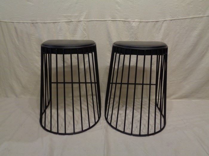 Pair "Bride's Veil" barstools by Phase    