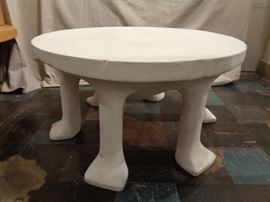 John Dickerson Large 6 Legged African Table for Sutherland