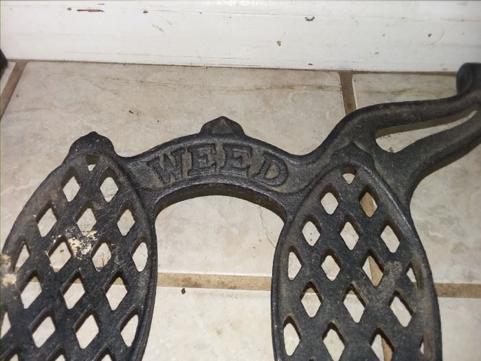 Antique " WEED" Sewing Machine Base