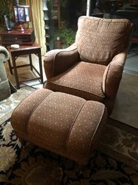 Sherrill chair & ottoman
