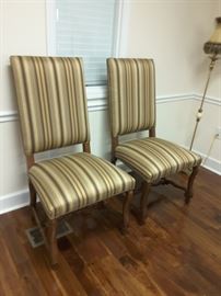 Upholstered side chairs in great condition