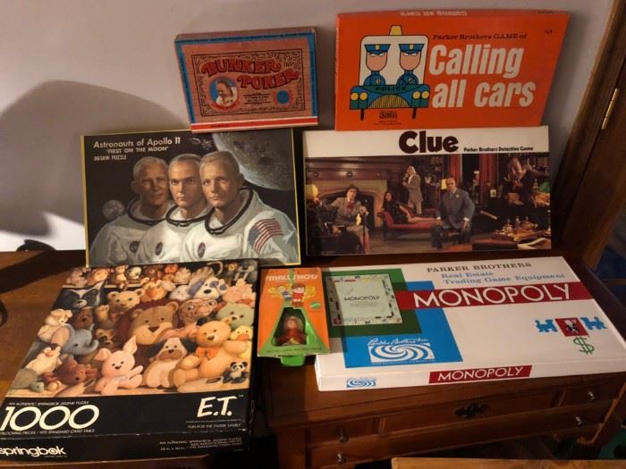 Vintage games and Puzzles