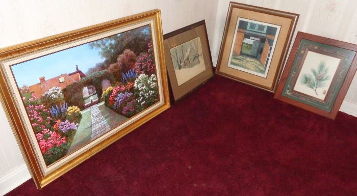 Many Framed Pictures / Paintings Etc.