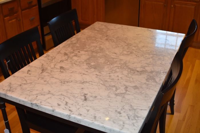 Pottery Barn 
Avon Marble Top Dining Table