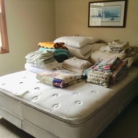 Queen size pillow top by Sleep Logic, nice