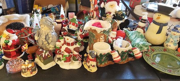 Lots of Christmas decor for sale.