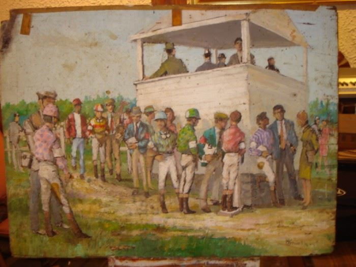 OOB  jockies at steeple chase by K. Stuart