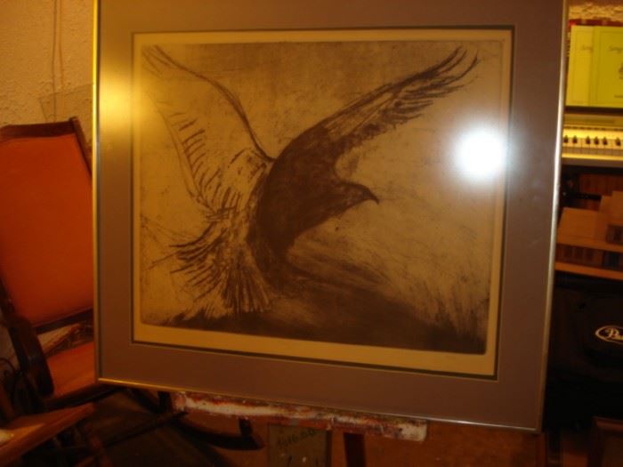print of eagle