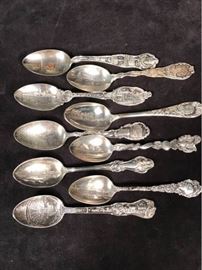  Sterling Collectible Spoons