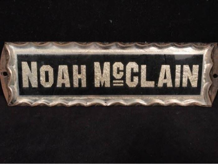 Noah McClain Door Plaque