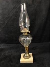 Unique Marble Base Oil Lamp